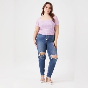 Forever 21 Plus Size Lilac top